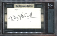 2008 Razor Cut Signature Card - Douglass Fairbanks Jr.  Beckett Auth