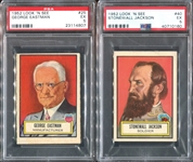 1952 Topps Look N See Lot of (4) PSA-Graded Cards