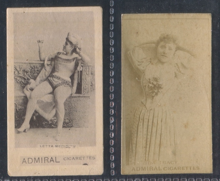 N392 Admiral Actresses Lot of (2) Different Types
