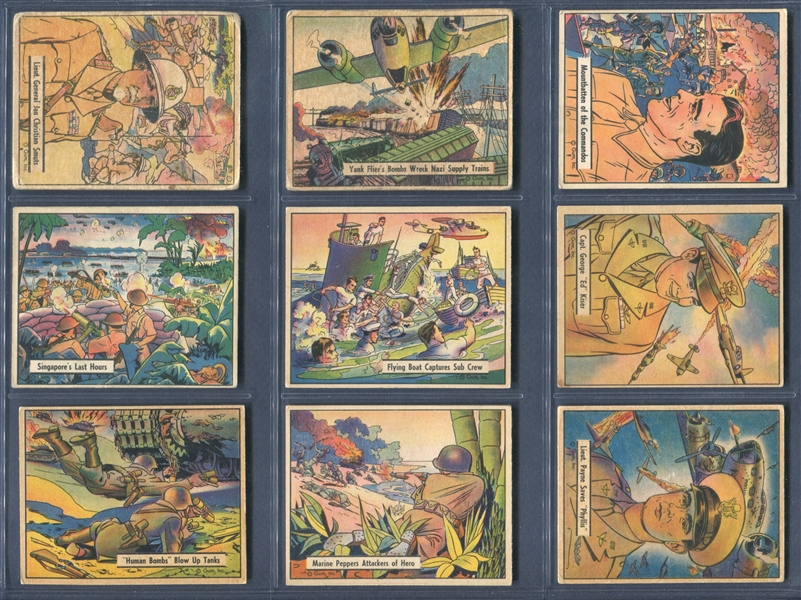 Mixed 1930's R War-Themed Lot of (36) Cards
