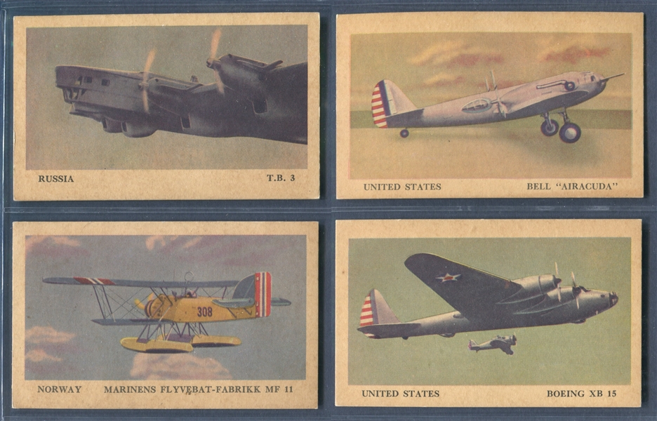 Mixed 1930's-1950's Airplane-Themed Lot of Approximately (60) Cards