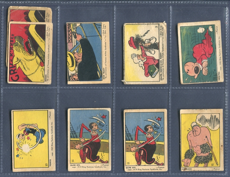 V339-3 Parkhurst Cartoon Comics Lot of (34) Cards
