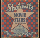 Fantastic 1920s Shotwell "Movie Stars" Candy Box