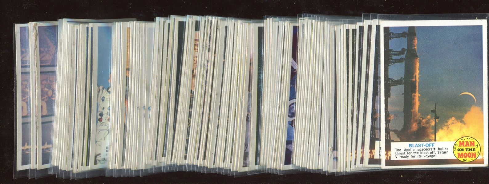 1969 Topps Man on the Moon Mixed Lot of (200+) High Grade Cards