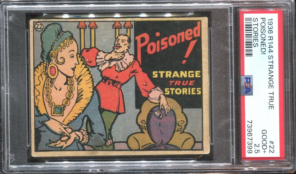 R144 Wolverine Gum Stranger True Stories #22 Poisoned! PSA2.5 Good+