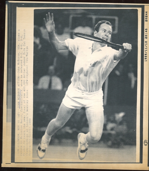 Tennis Hall of Famer Lot of Press Photos Lot of (25) 