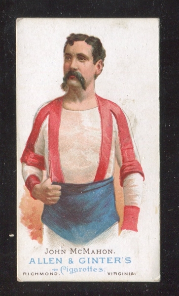 N28 Allen & Ginter World's Champions (Series I) Wrestler John McMahon