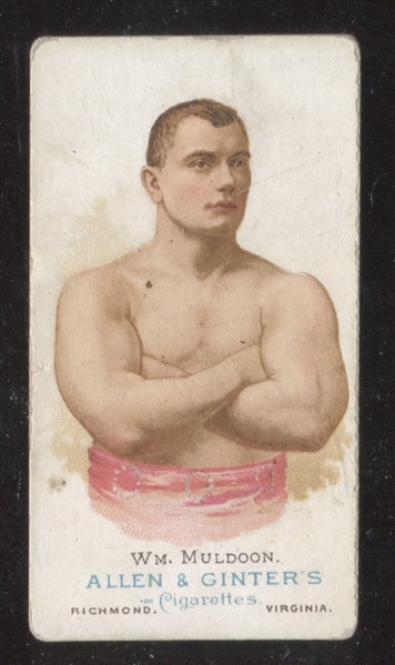 N28 Allen & Ginter World's Champions (Series I) Wrestler William Muldoon