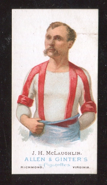 N28 Allen & Ginter World's Champions (Series I) Wrestler John McLaughlin