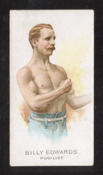 N29 Allen & Ginter World's Champions (Series II) Pugilist Billy Edwards 