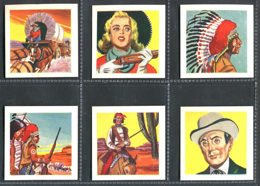 1963 Como Confectionery Wild West (Series 2) Complete Set of (25) Cards