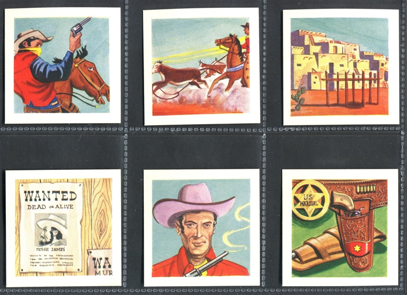 1963 Como Confectionery Wild West (Series 2) Complete Set of (25) Cards