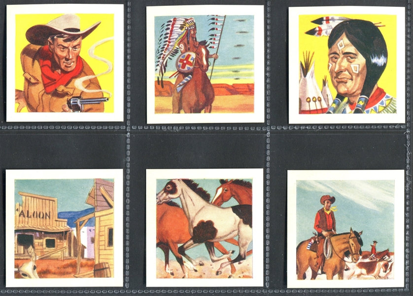 1963 Como Confectionery Wild West (Series 2) Complete Set of (25) Cards