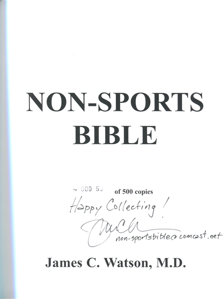 “Non Sports-Bible” in Fantastic Condition