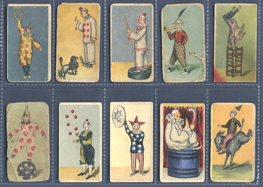 E43 American Caramel Circus Caramels Complete Set of (20) Cards