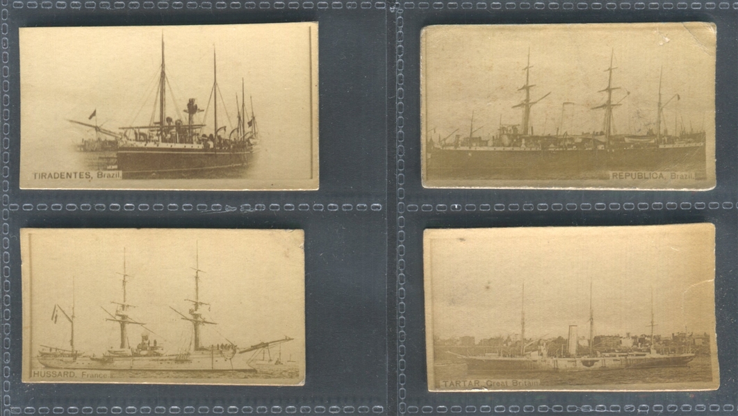 N50 Kinney Sweet Caporal Famous Ships Lot of (4) Cards