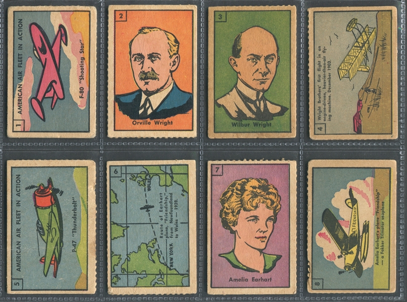 R830-1 Anonymous Airplane Near set of (35/40) Cards