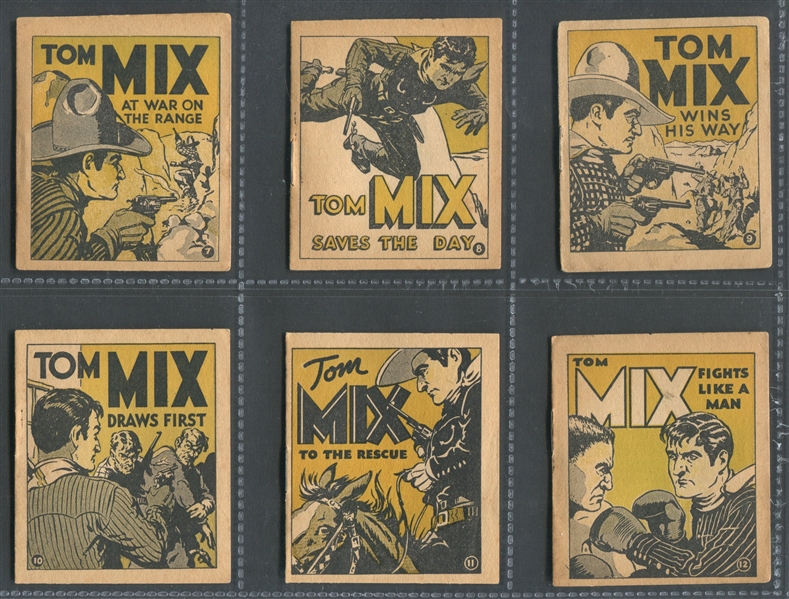 R151 National Chicle Tom Mix Booklets TOUGH Complete Set of (48) With High's