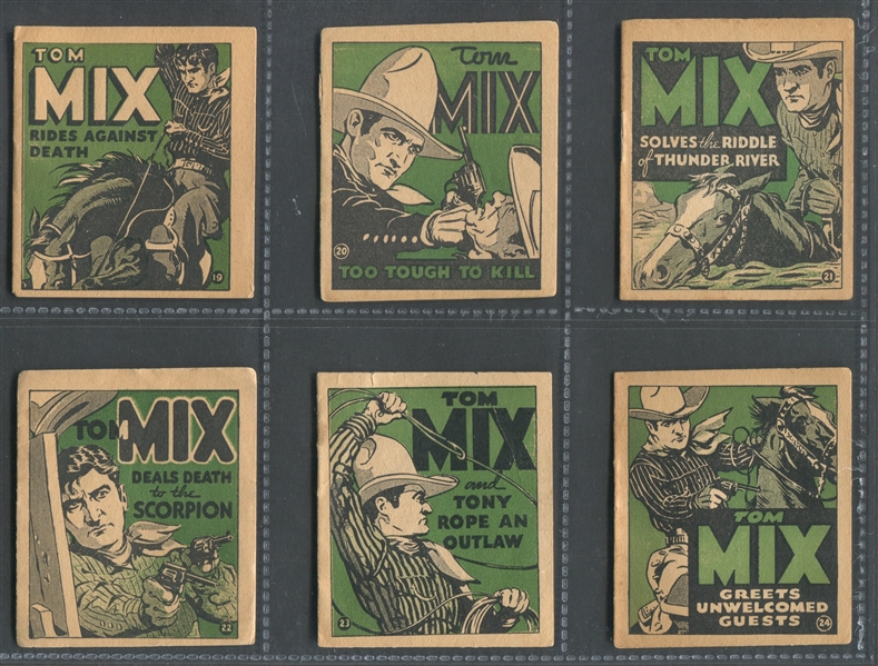 R151 National Chicle Tom Mix Booklets TOUGH Complete Set of (48) With High's