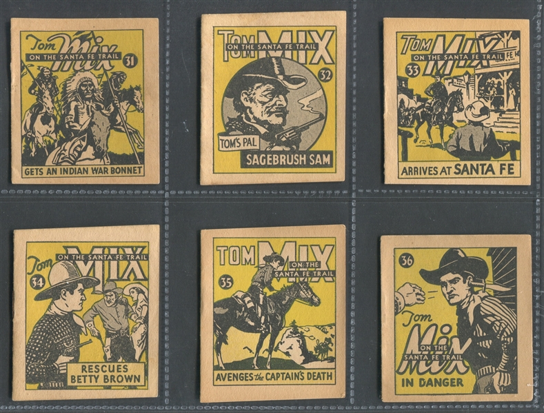 R151 National Chicle Tom Mix Booklets TOUGH Complete Set of (48) With High's