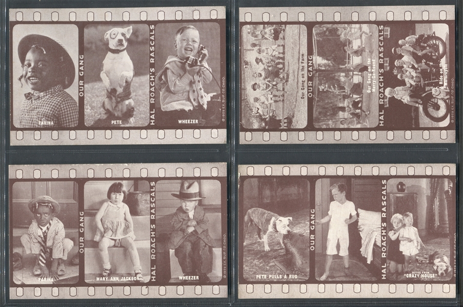 W-UNC Exhibit Supply Company Hal Roach's Our Gang Near Set of (30/32) Cards