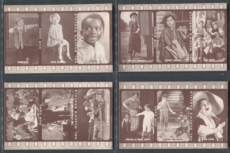 W-UNC Exhibit Supply Company Hal Roach's Our Gang Near Set of (30/32) Cards