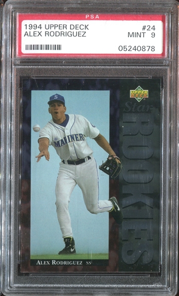 1994 Upper Deck #24 Alex Rodriguez PSA9 Mint