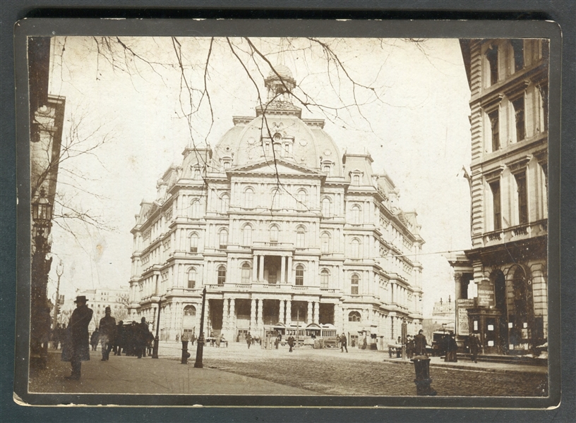 New York City Scenes Lot of (2) Cabinet Photos