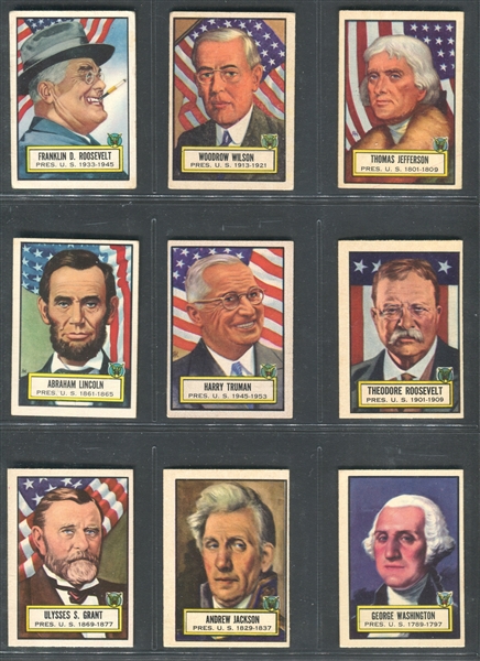 1952 Topps Look 'N See Complete Set of (135) Cards