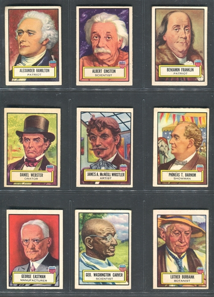 1952 Topps Look 'N See Complete Set of (135) Cards