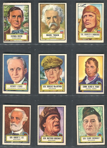 1952 Topps Look 'N See Complete Set of (135) Cards