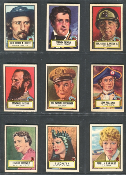 1952 Topps Look 'N See Complete Set of (135) Cards