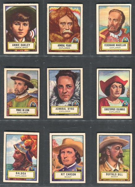 1952 Topps Look 'N See Complete Set of (135) Cards