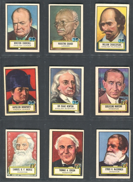 1952 Topps Look 'N See Complete Set of (135) Cards