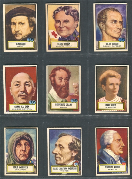 1952 Topps Look 'N See Complete Set of (135) Cards