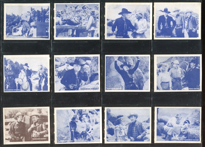 1950 Topps Hopalong Cassidy Complete Set of (238) With All (8) Foil Cards