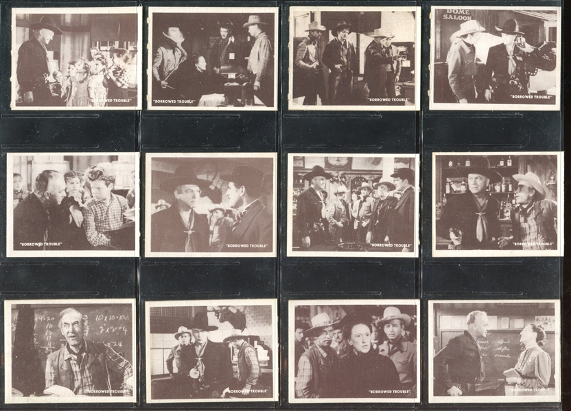 1950 Topps Hopalong Cassidy Complete Set of (238) With All (8) Foil Cards