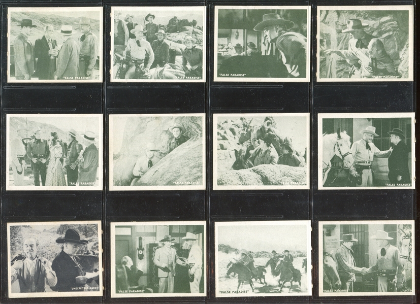 1950 Topps Hopalong Cassidy Complete Set of (238) With All (8) Foil Cards