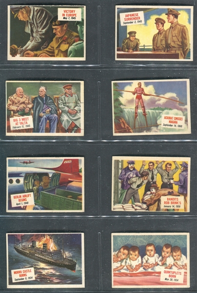 1954 Topps Scoop Complete Set of (156) Cards and (1) Extra