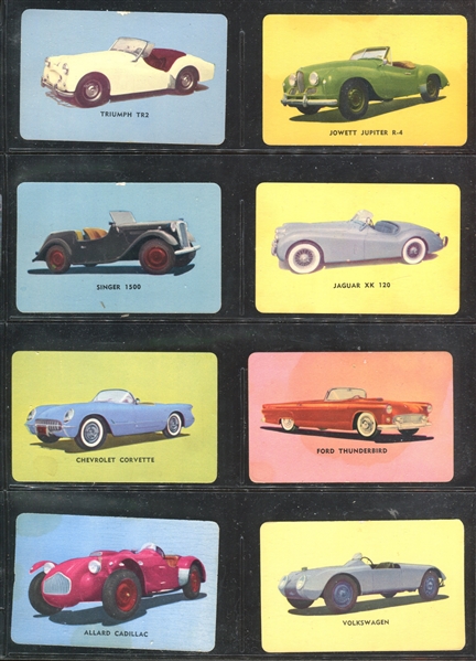 D72 Mother's Cookies Sports Cars Near Complete Set of (42) Cards