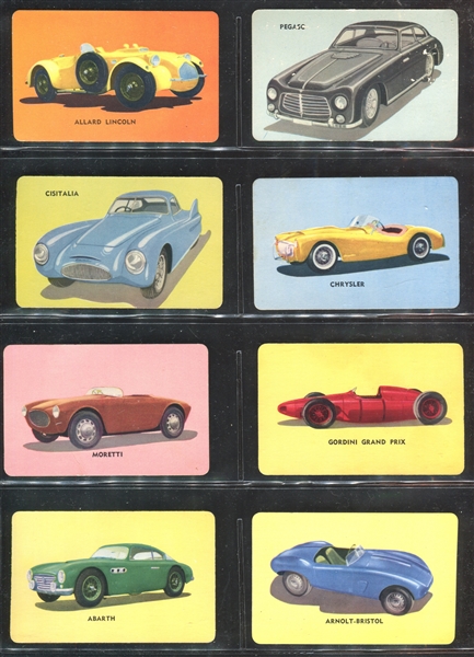 D72 Mother's Cookies Sports Cars Near Complete Set of (42) Cards