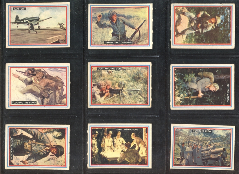 1953 Topps Fightin' Marines Complete Set of (96) Cards