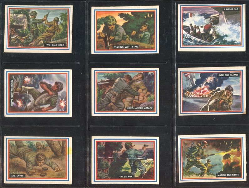 1953 Topps Fightin' Marines Complete Set of (96) Cards