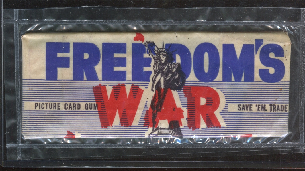 1950 Topps Freedom's War Panel Unopened Pack VERY TOUGH