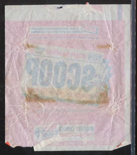 1954 Topps Scoop Five Cent Wrapper