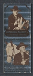 1950 Topps Hopalong Cassidy Silver Foil Uncut Panel