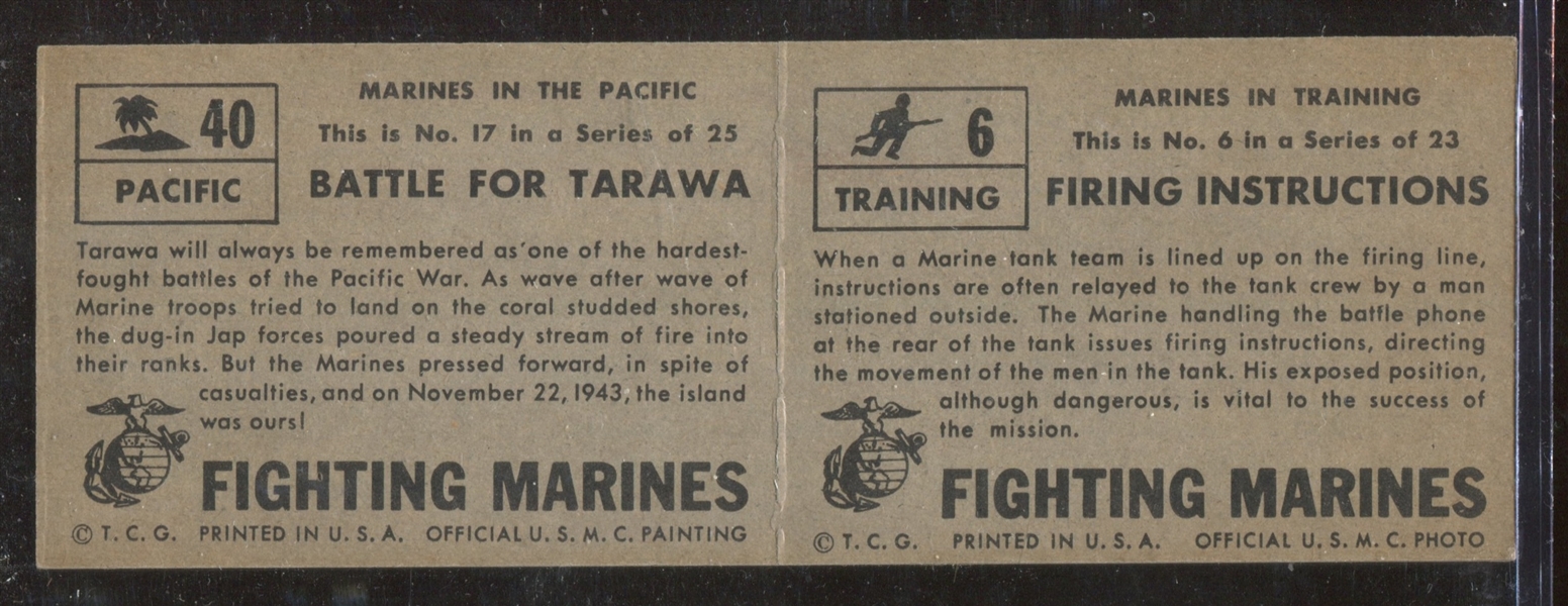 1953 Topps Fightin' Marines Panel #6/40