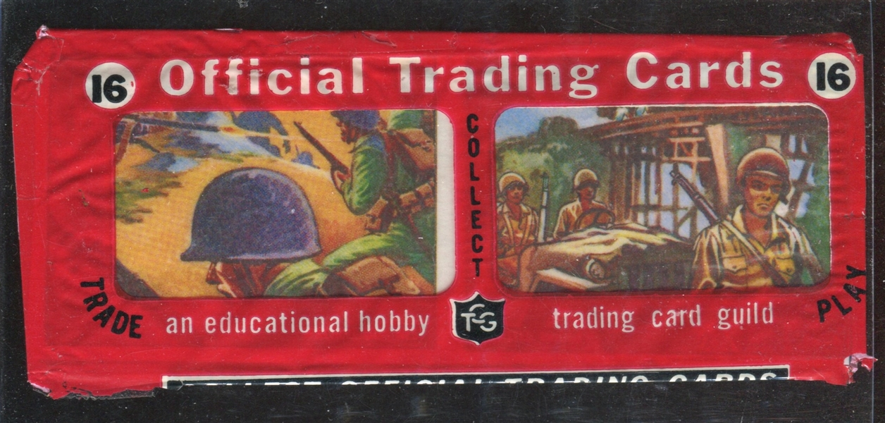 1950 Topps Freedom's War Cello Pack Wrapper