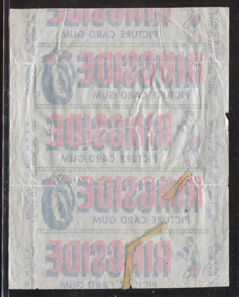 1951 Topps Ringside One Cent Wrapper