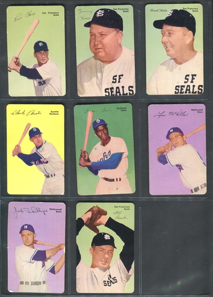 1953 Mother's Cookies PCL Lot of (17) Cards